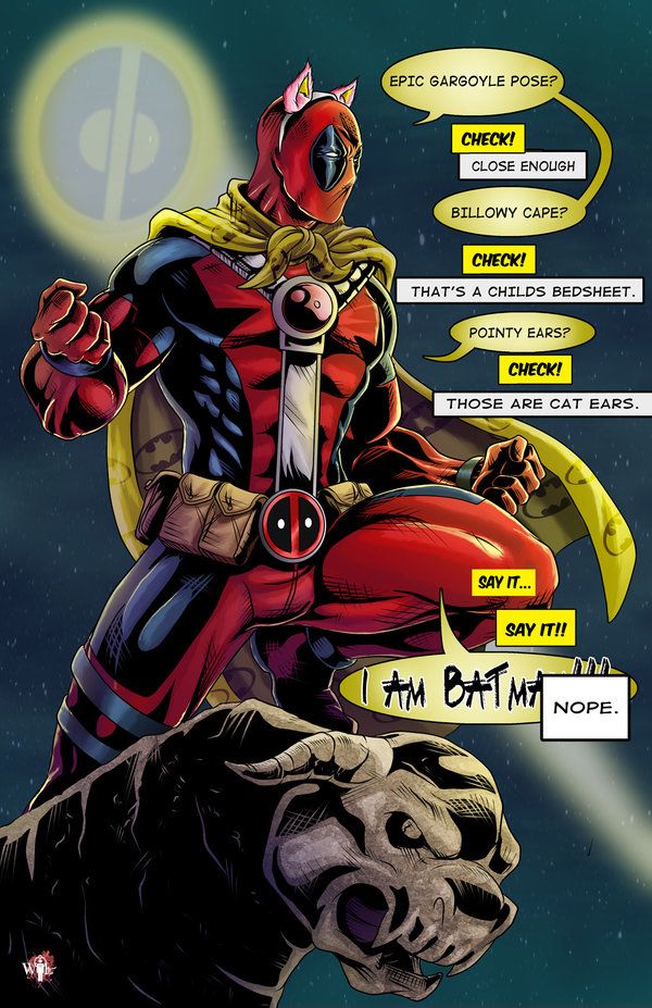 Deadpool is Marvel comics funny Batman