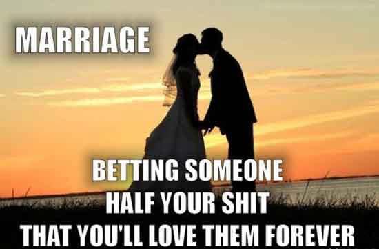 love marriage quote funny