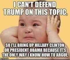 Baby Trump defender