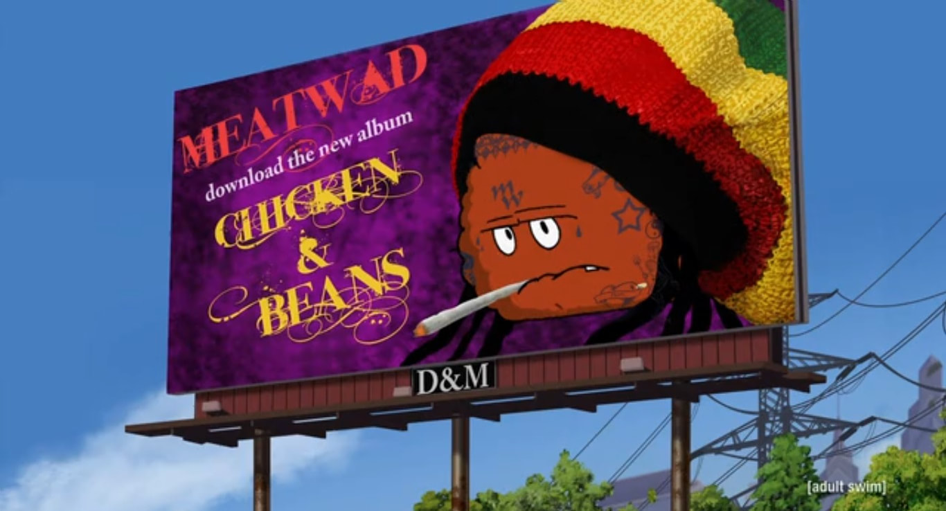 Meatwad billboard